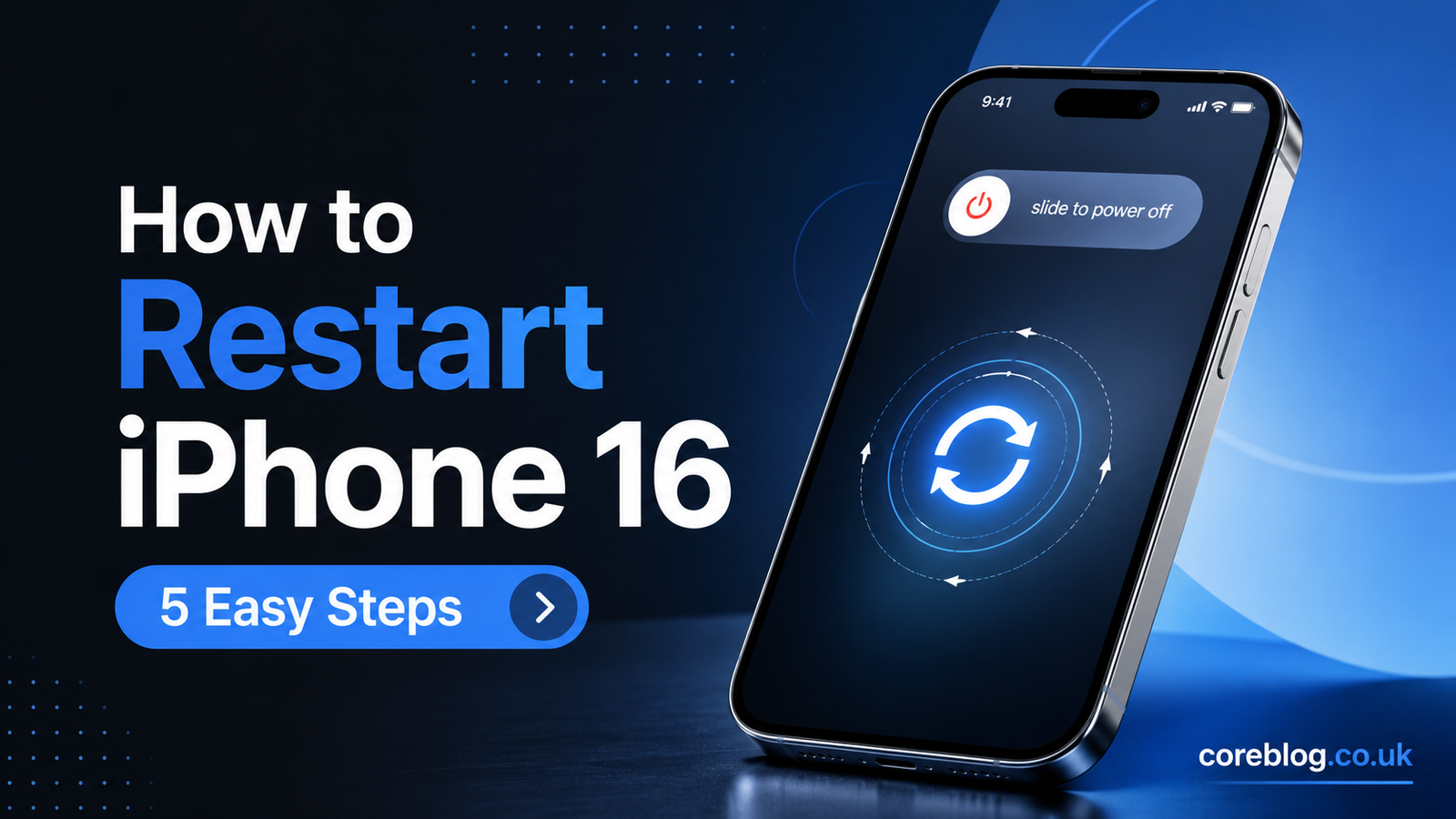 How to Restart iPhone 16