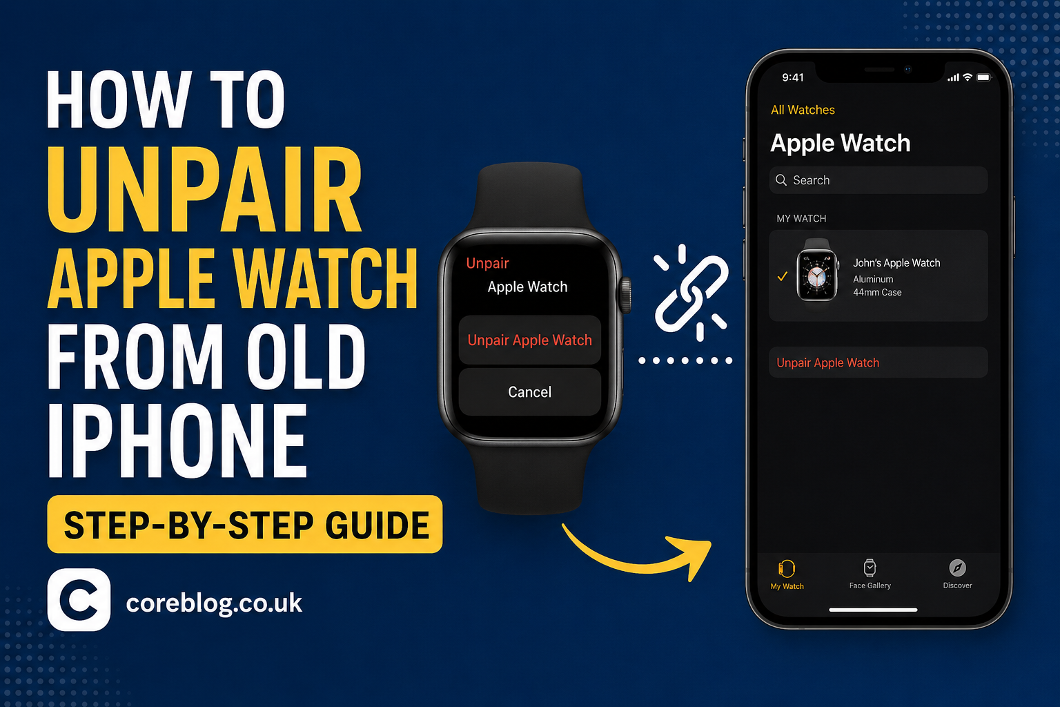How to Unpair Apple Watch From Old iPhone