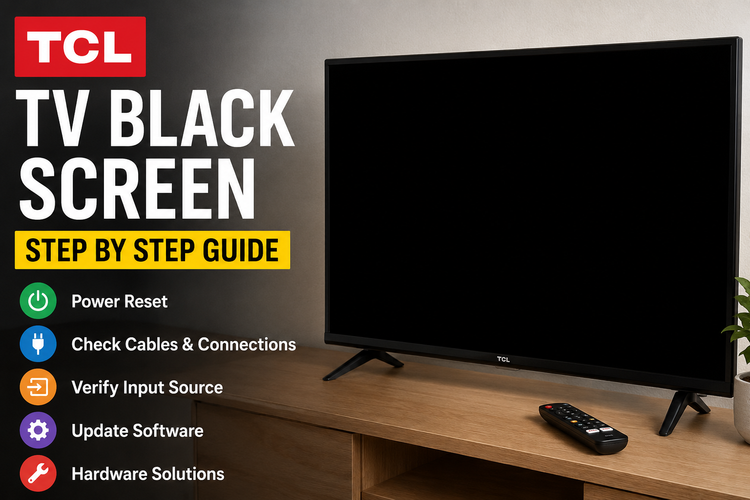 TCL TV Black Screen