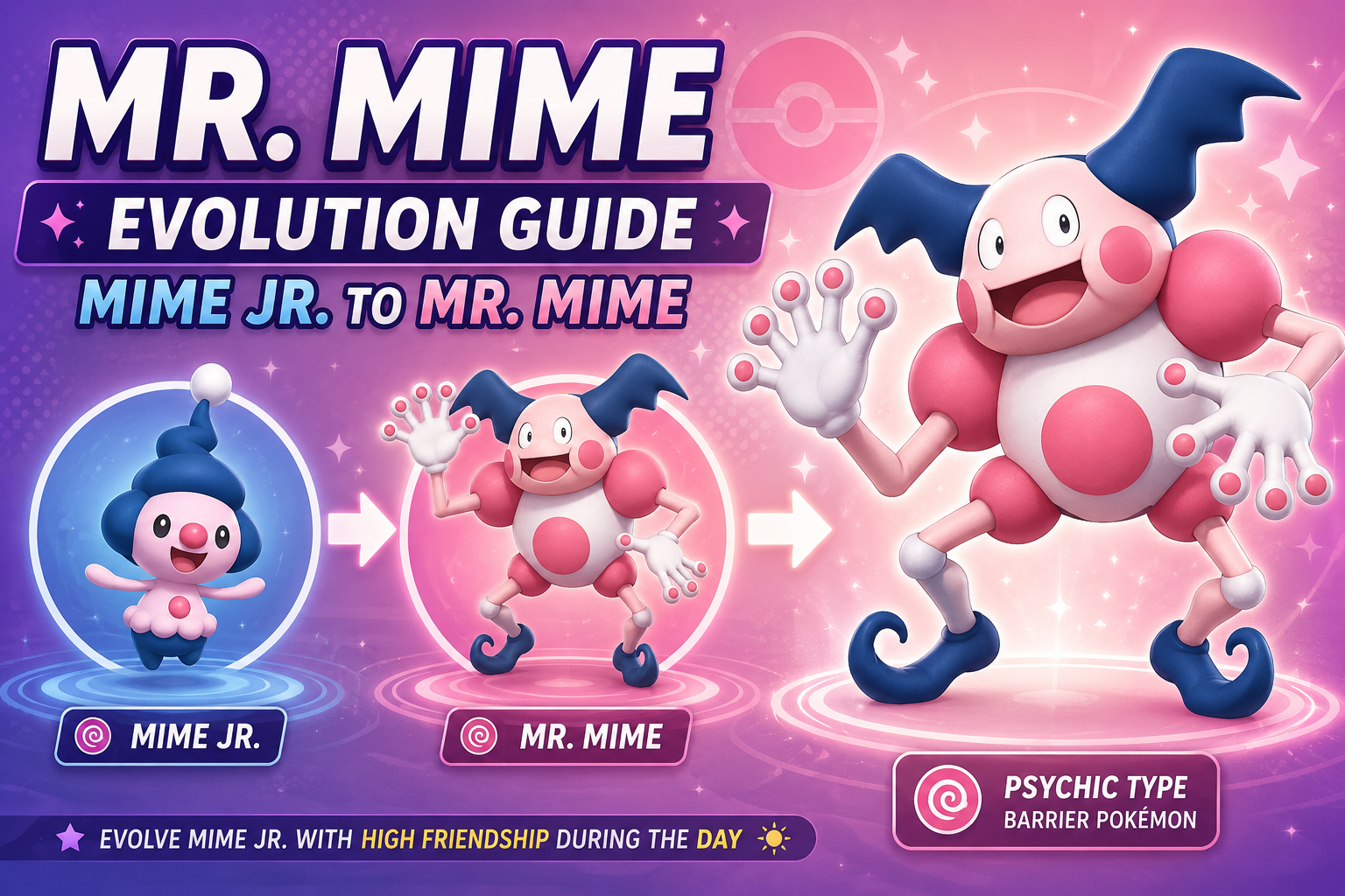 Mr Mime Evolution Guide