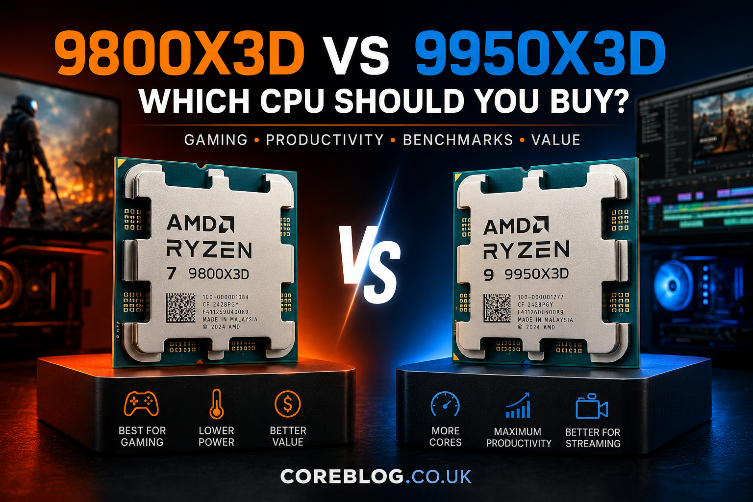 9800X3D vs 9950X3D