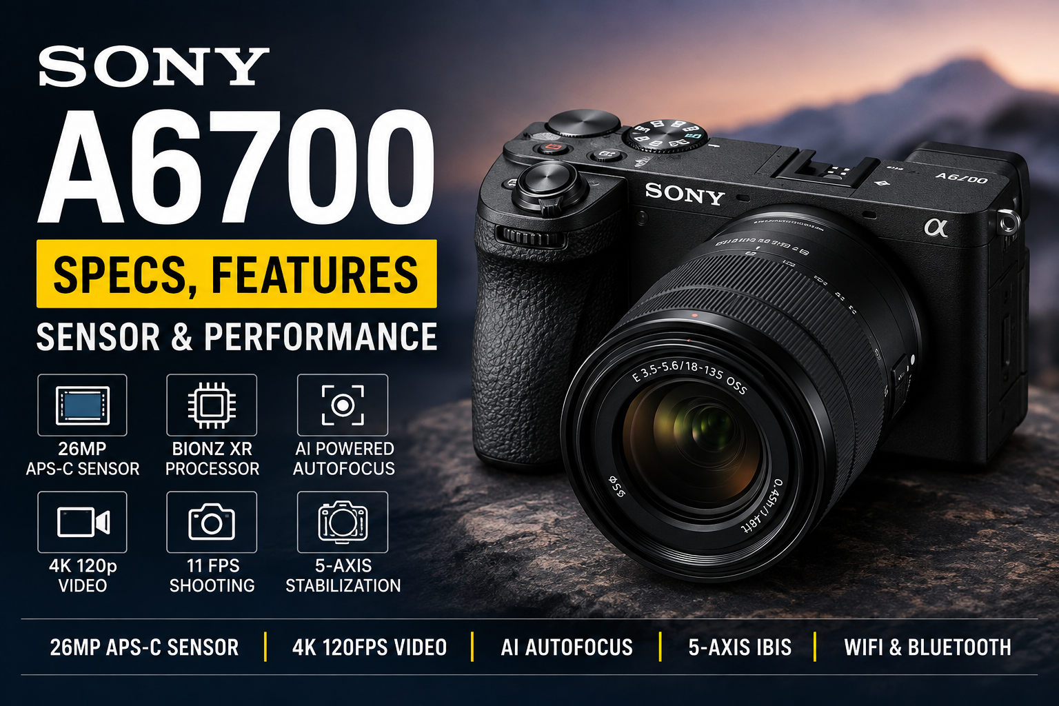 Sony A6700 Specs