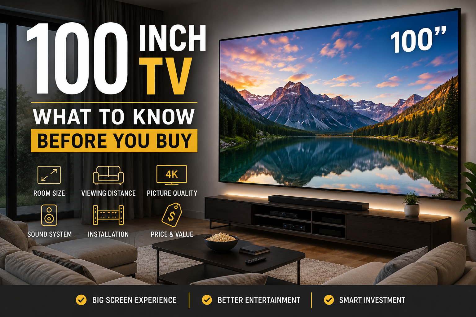 100 inch TV